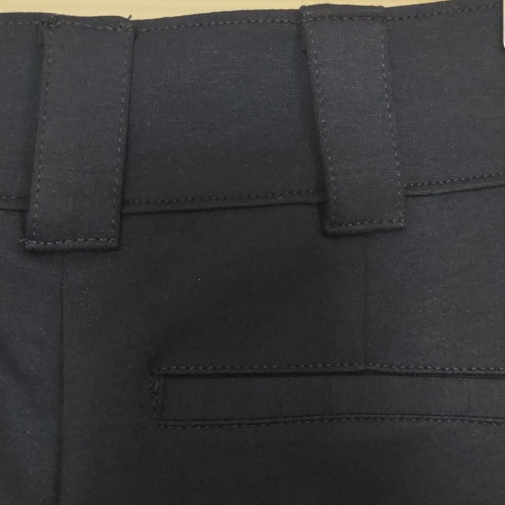 NY & Co Sailor Button High-Waisted Barely Bootcut Pant - Superflex Small Navy - Picture 8 of 12